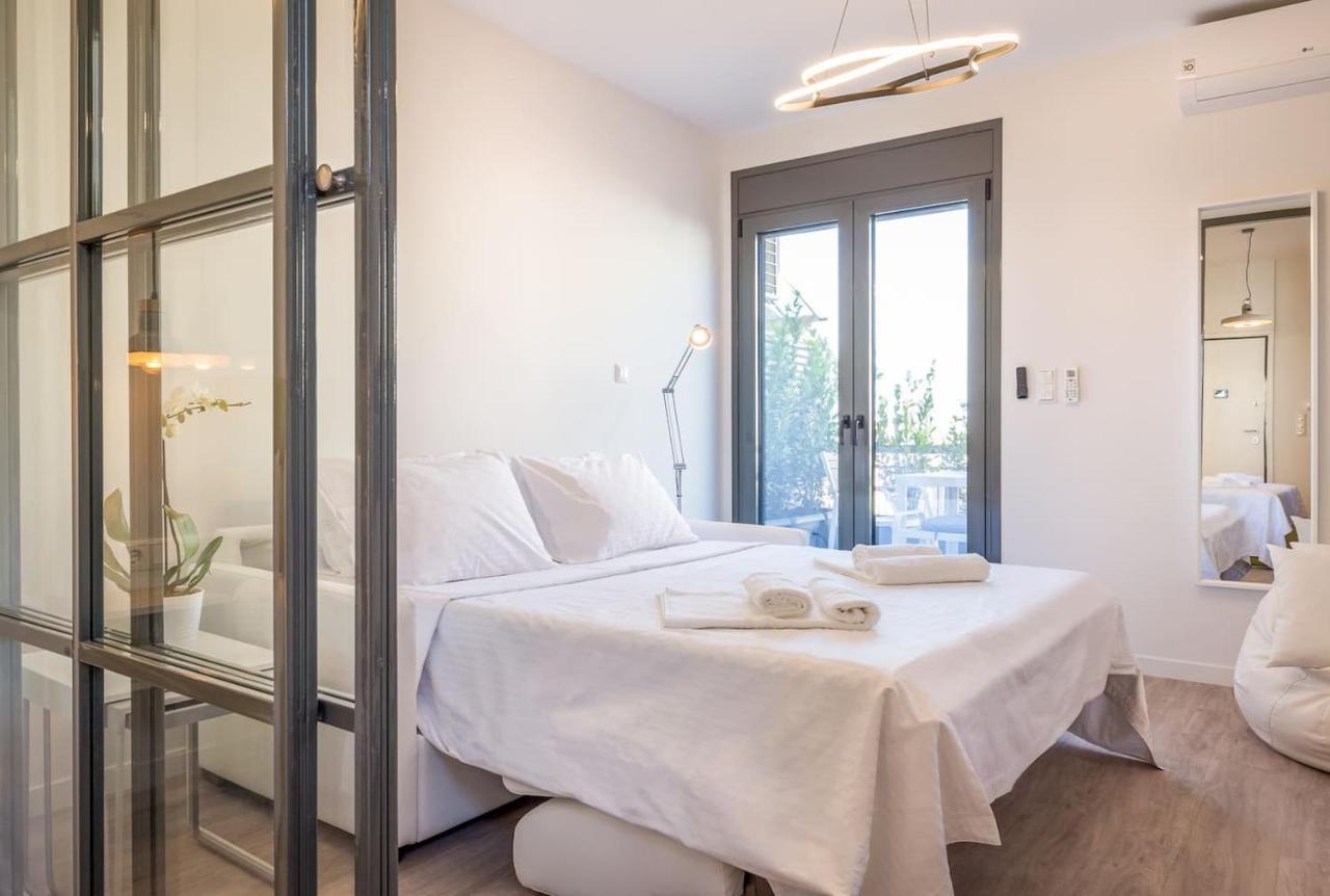 Apartamento Syntagma Modern New Flat, Large Balcony With View Atenas Exterior foto