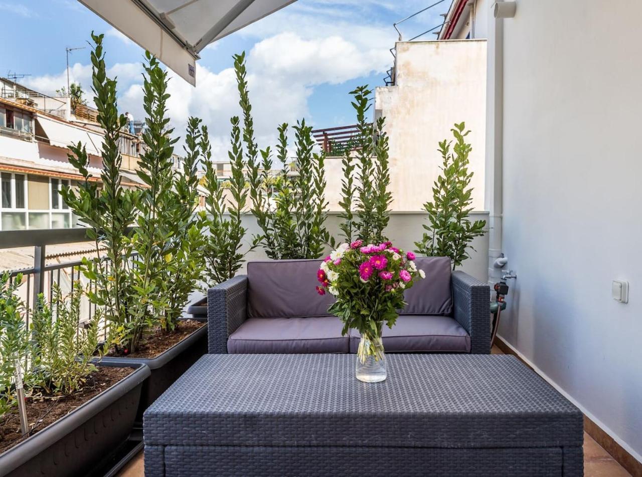 Apartamento Syntagma Modern New Flat, Large Balcony With View Atenas Exterior foto